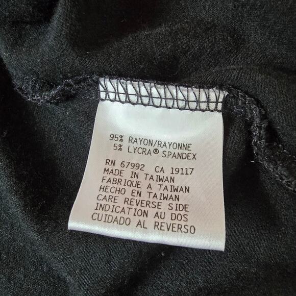 Sigrid Olsen Sport Women's Black Open Cardigan Dark Academia Witchy Classic M - Picture 8 of 13